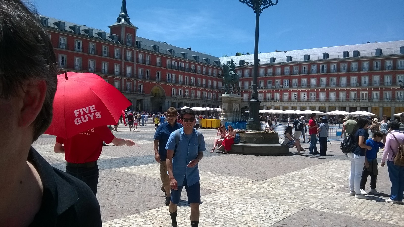 На главной площади Мадрида